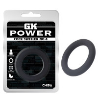 Кольцо эрекционное Chisa GK Power Cock Sweller №4, черное