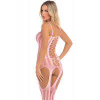 Комбинезон FAKE NEWS BODYSTOCKING PINK, OS