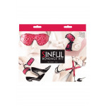 Комплект для зв'язування NS Novelties SINFUL BONDAGE KIT PINK