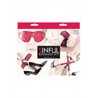 Комплект для связывания NS Novelties SINFUL BONDAGE KIT PINK
