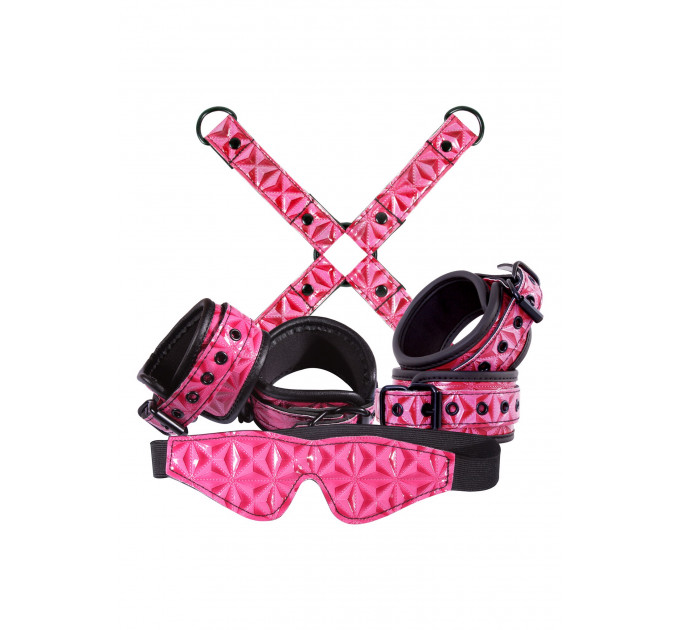 Комплект для зв'язування NS Novelties SINFUL BONDAGE KIT PINK