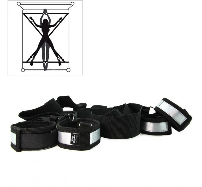 Крестообразная ременная система для фиксации к кровати "Замри"