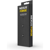 Лассо на член с петлей на мошонку Nexus Forge черное, 40 см