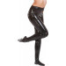 Лосины латексные с закрытым носком LateX черные, M