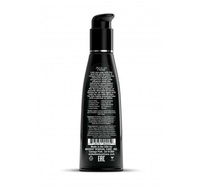 Лубрикант возбуждающий WICKED AQUA HEAT 120ML