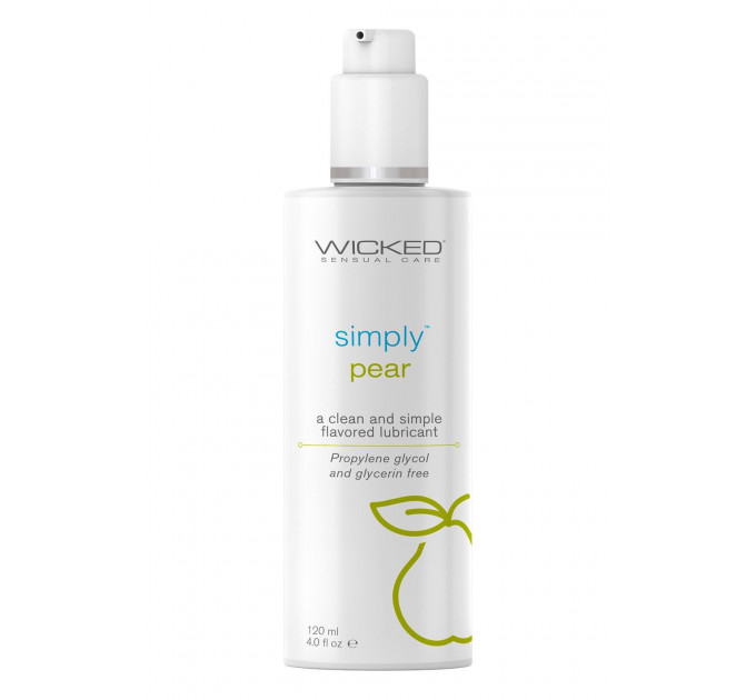Лубрикант Wicked Sensual Care на водній основі з ароматом та смаком Груші 120 ML