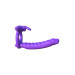 Насадка на член для двойного проникновения с вибрацией Pipedream, фиолетовая, 19.5 х 2.7 см