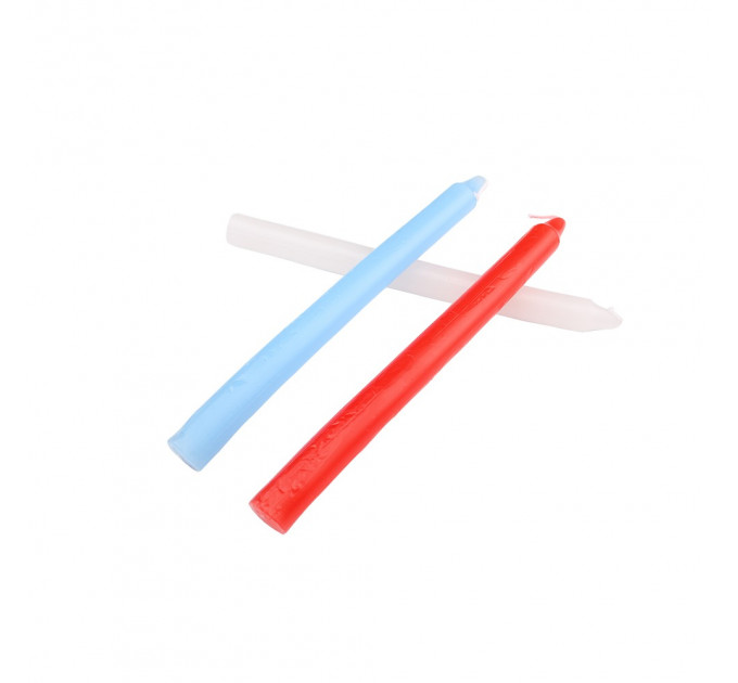 Низкотемпературная свеча для секса Chisa Behave! Luxury Fetish 18 см х 1,6 см, 3 шт.