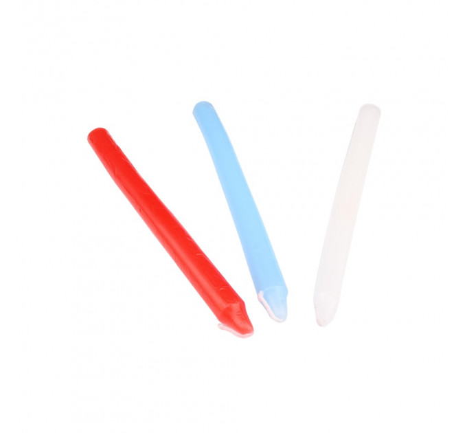 Низкотемпературная свеча для секса Chisa Behave! Luxury Fetish 18 см х 1,6 см, 3 шт.