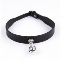 Нашийник з дзвіночком DS Fetish Collar black with bell Нашийник з дзвіночком DS Fetish Collar black with bell
