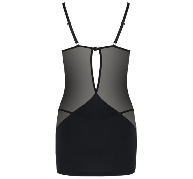 Пеньюар LUMIA CHEMISE black S/M - Passion