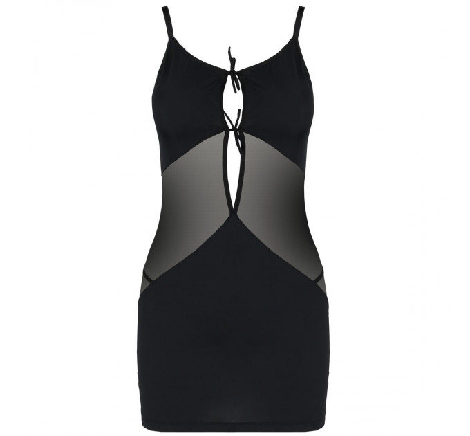 Пеньюар LUMIA CHEMISE black S/M - Passion