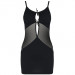 Пеньюар LUMIA CHEMISE black S/M - Passion