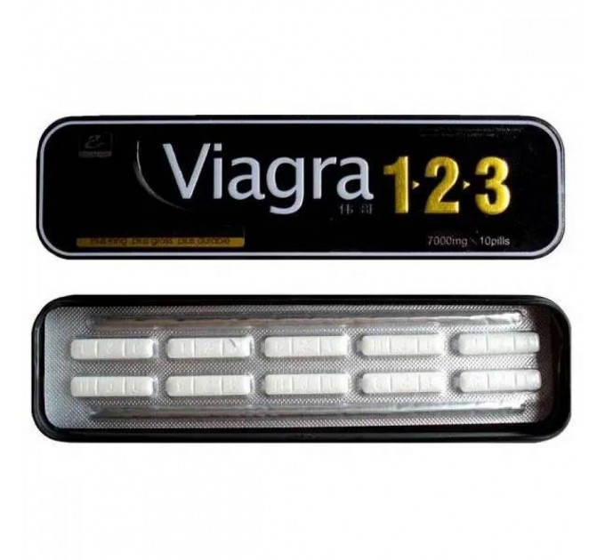 Препарат для посилення чоловічої ерекції Viagra 123 (ціна за упаковку, 10 шт)