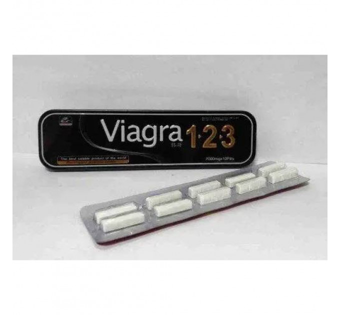 Препарат для посилення чоловічої ерекції Viagra 123 (ціна за упаковку, 10 шт)