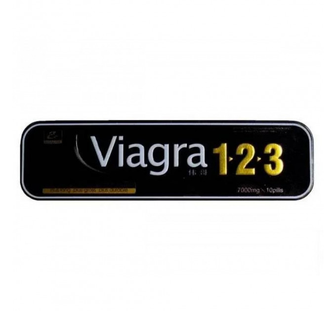 Препарат для посилення чоловічої ерекції Viagra 123 (ціна за упаковку, 10 шт)