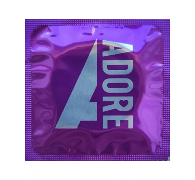 Презерватив суперпрочный Pasante Adore Ribbed Pleasure 52 мм (цена за 1 шт.)