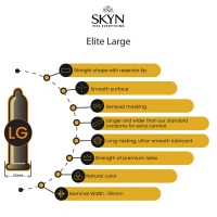 Презервативы безлатексные SKYN Elite Large большого размера (цена за 5 шт.)