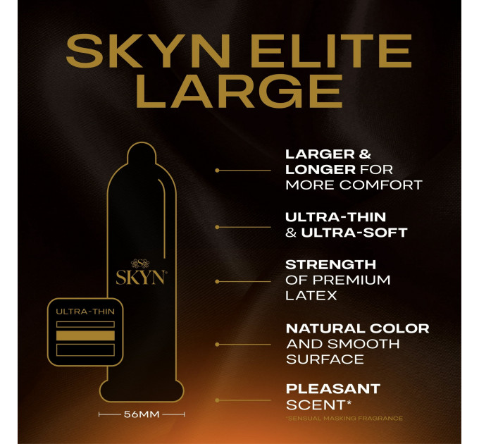 Презервативы безлатексные SKYN Elite Large большого размера (цена за 5 шт.)