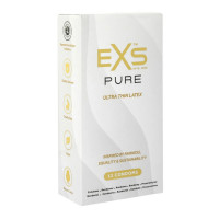Презервативы тонкие EXS PURE веганские, латексные (цена за пачку, 12 шт.)