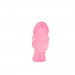 Рифлена анальна пробка Chisa Hi-Rubber Raging Mini Plug Pink