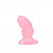 Рифлена анальна пробка Chisa Hi-Rubber Raging Mini Plug Pink