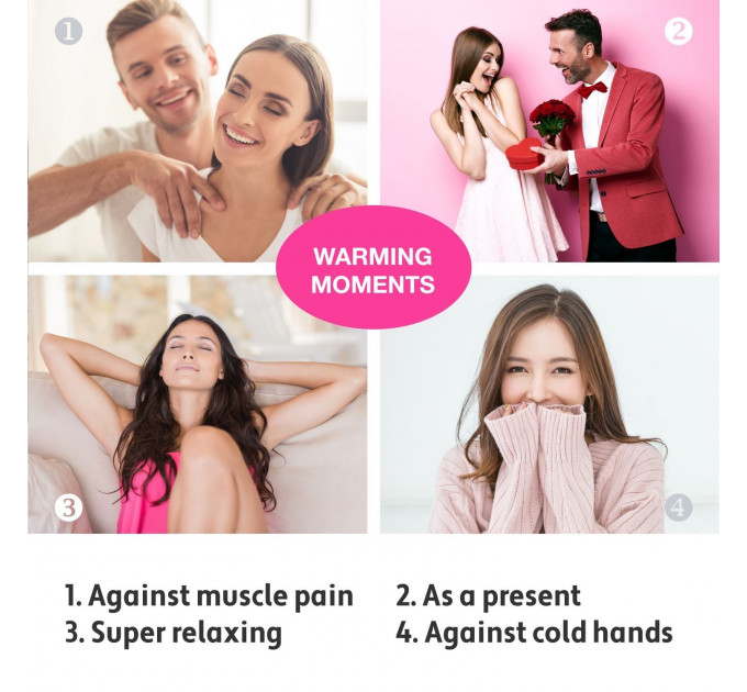 Сердца для горячего массажа Loverspremium Hot Massage Hearts