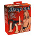 Страпон-сет с 3 бежевыми насадками You2Toys Strap-on и черными трусиками для фиксации