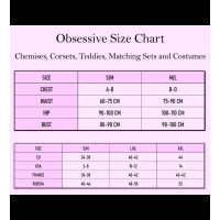 Стринги Obsessive Contica stringi otwarte L/XL