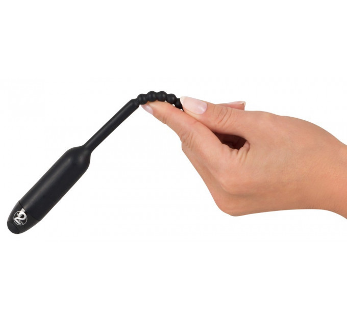 Стимулятор уретры с вибрацией You2Toys Pearl Dilator рельефный, черный