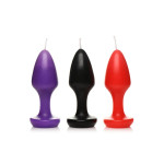 Свечи в форме пробки массажные Kink Inferno Butt Plug Druipkaarsen