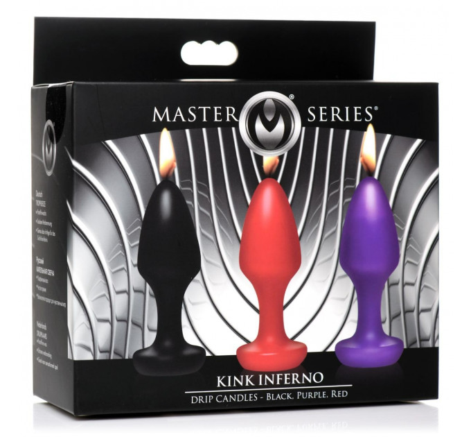 Свечи в форме пробки массажные Kink Inferno Butt Plug Druipkaarsen