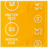 Презервативы ультратонкие Mister Size латексные, 53 мм (цена за упаковку, 10 шт.)