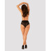 Трусики кружевные Obsessive Elizenes L\XL Black