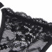 Мереживні трусики Star Night зі стразами LOVE, чорні, XL