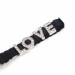 Мереживні трусики Star Night зі стразами LOVE, чорні, XL