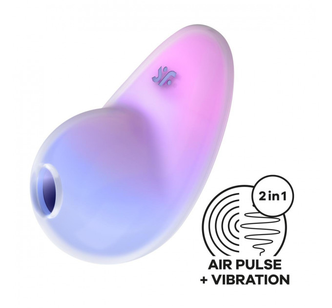 Вакуумный стимулятор клитора Satisfyer Pixie Dust, фиолетово-розовый