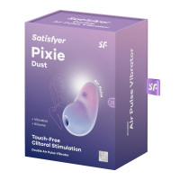 Вакуумный стимулятор клитора Satisfyer Pixie Dust, фиолетово-розовый