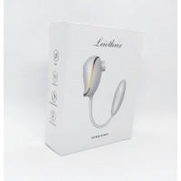 Вакуумный стимулятор с виброяйцом High End Suction Love Egg WHITE