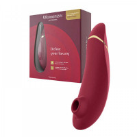 Безконтактний вакуумний кліторальний стимулятор Womanizer Premium 2 бордовий