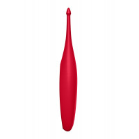 Вибратор для целенаправленной стимуляции Satisfyer Twirling Fun с гибкой шейкой, красный