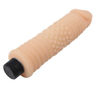 Вибратор реалистичный с рельефом Chisa Real Touch XXX бежевый