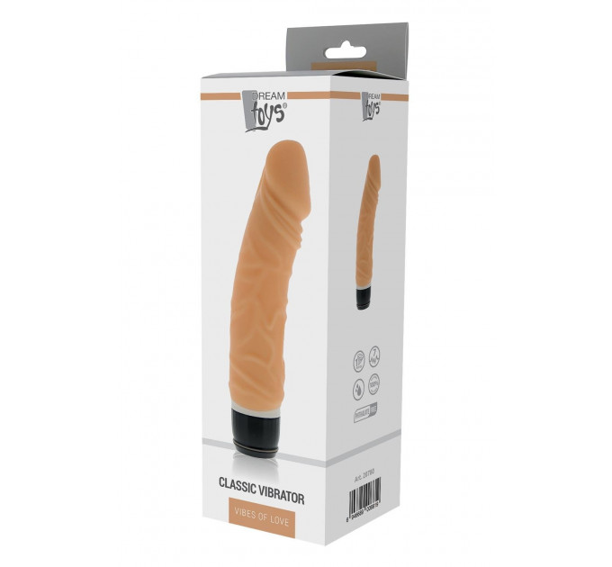 Вибромассажер PURRFECT SILICONE CLASSIC 6.5INCH, FLESH