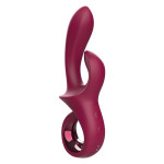 Вибратор-кролик Dreamtoys Glam Duo Vibrator с ручкой крючком, 22.7 х 4.2 см