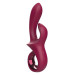 Вибратор-кролик Dreamtoys Glam Duo Vibrator с ручкой крючком, 22.7 х 4.2 см