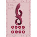 Вибратор-кролик Dreamtoys Glam Duo Vibrator с ручкой крючком, 22.7 х 4.2 см