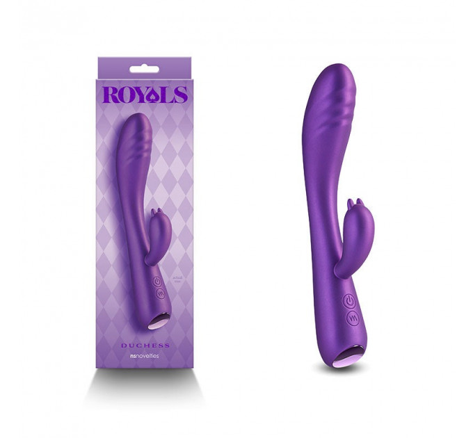 Вибратор-кролик NS Novelties Royals Duchess, фиолетовый
