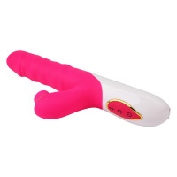 Вібратор кролик із вакуумною стимуляцією CHISA Intimate Melody Clit Kisser THruster, рожевий