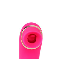 Вібратор кролик із вакуумною стимуляцією CHISA Intimate Melody Clit Kisser THruster, рожевий