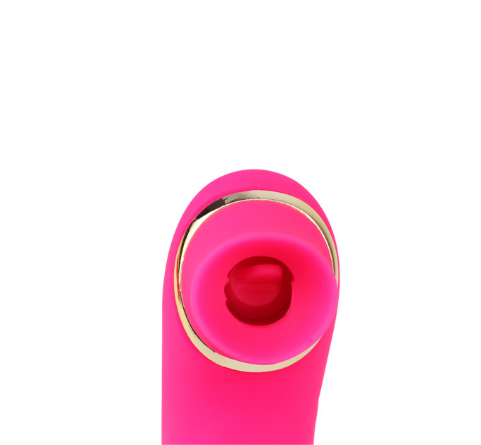 Вібратор кролик із вакуумною стимуляцією CHISA Intimate Melody Clit Kisser THruster, рожевий
